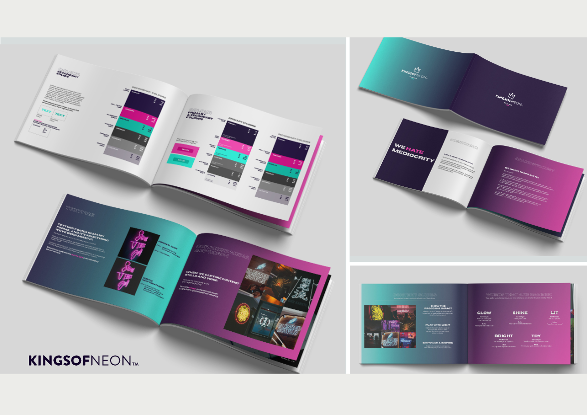 Kings of Neon 2025 Brand Booklet